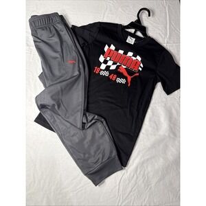 Puma Boys size Small (8) 2 piece set Tshirt and Joggers